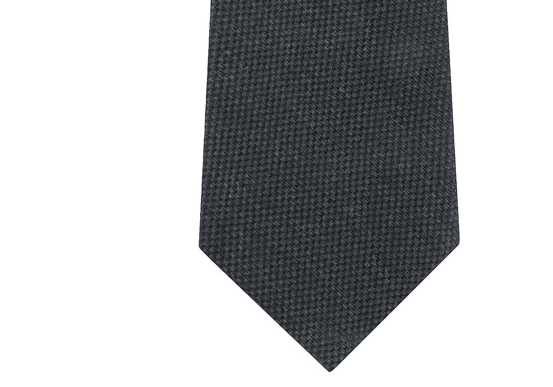 Tommy Hilfiger Men's Aaran Solid Tie Gray Size Regular