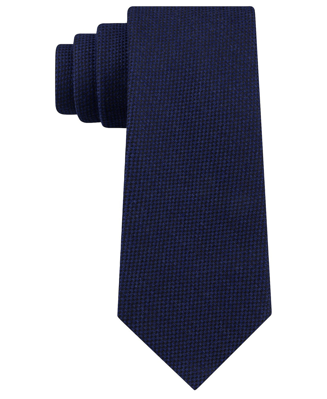 Tommy Hilfiger Men's Aaran Solid Tie Navy Size Regular