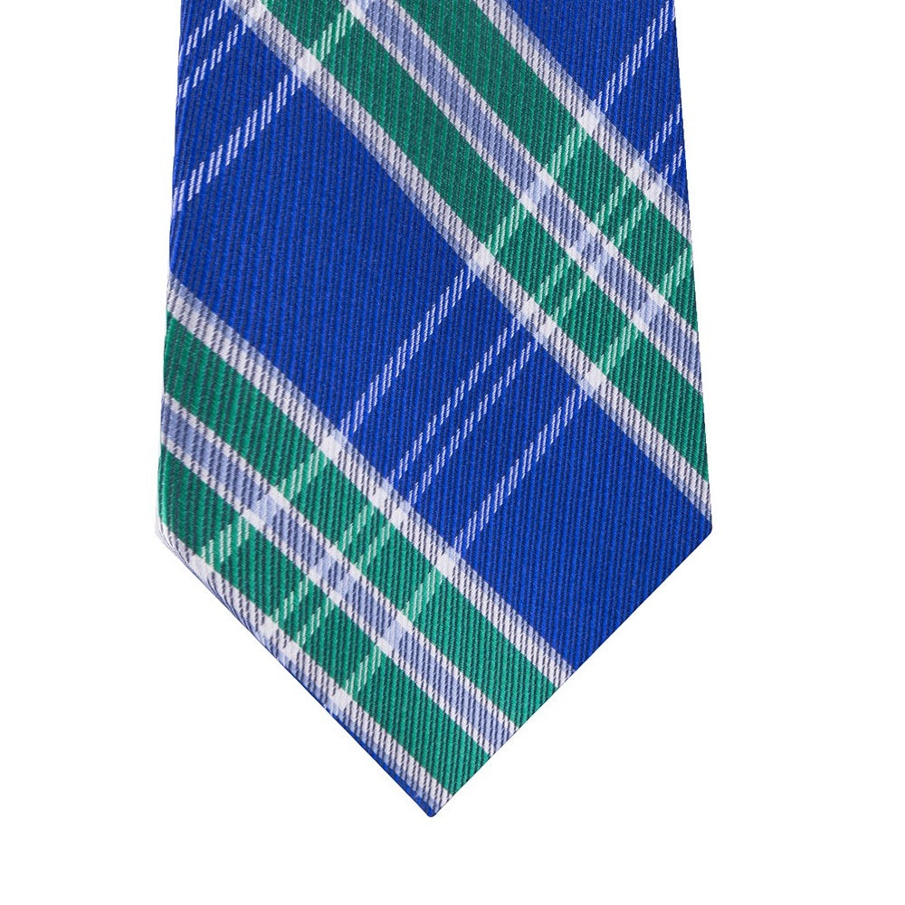 Tommy Hilfiger Men's  Vincent Plaid Tie Green One Size