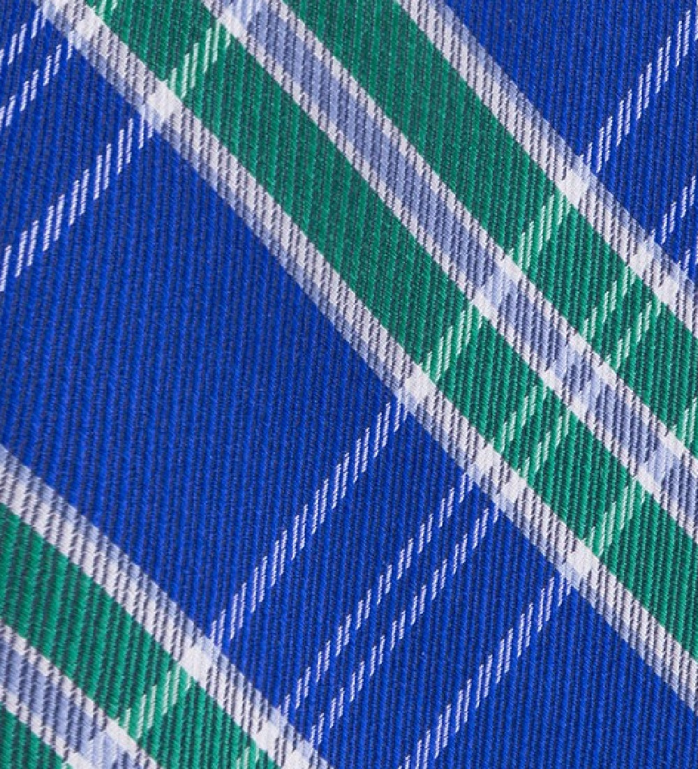 Tommy Hilfiger Men's  Vincent Plaid Tie Green One Size