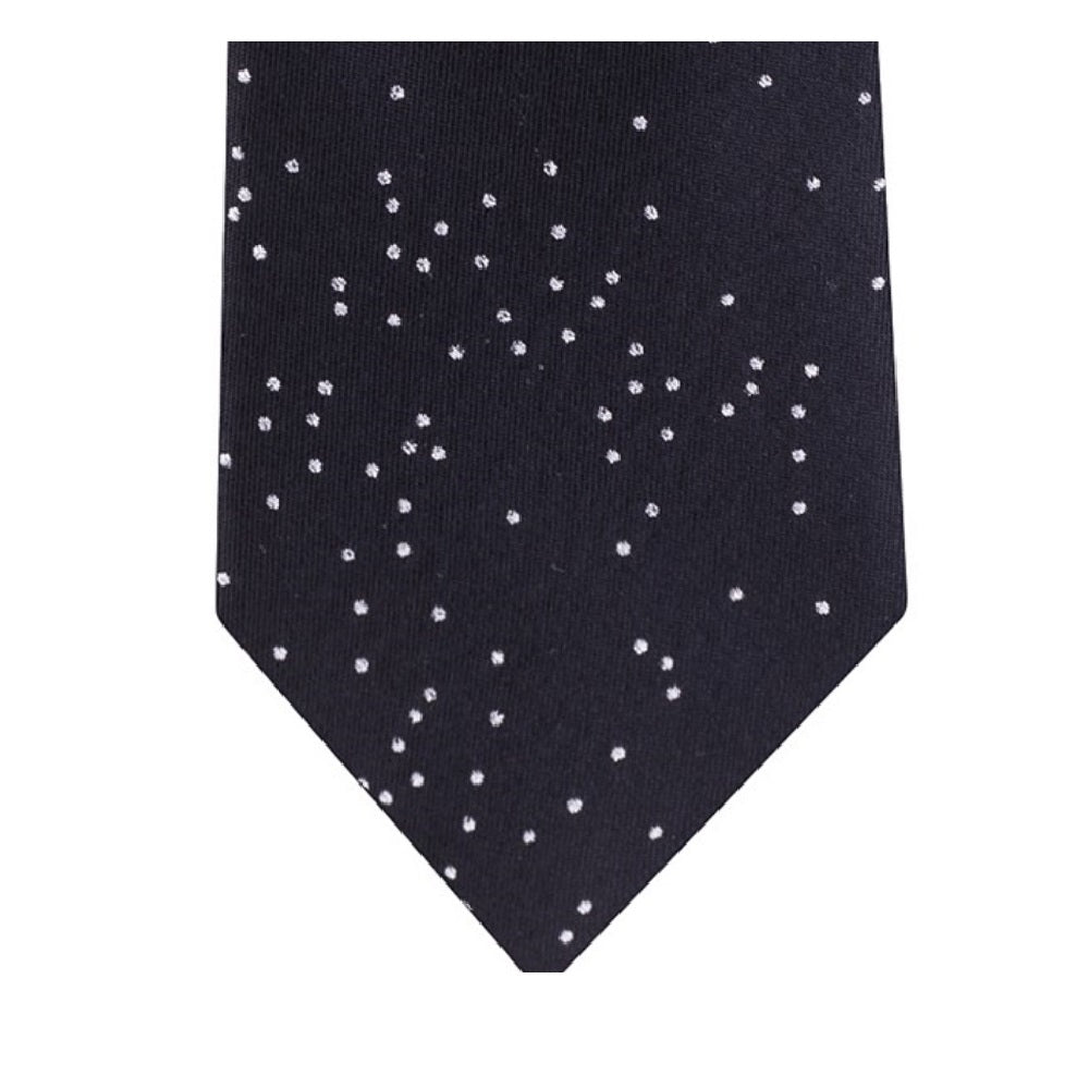 Calvin Klein Men's Speckled Dots Tie Black Size Regular