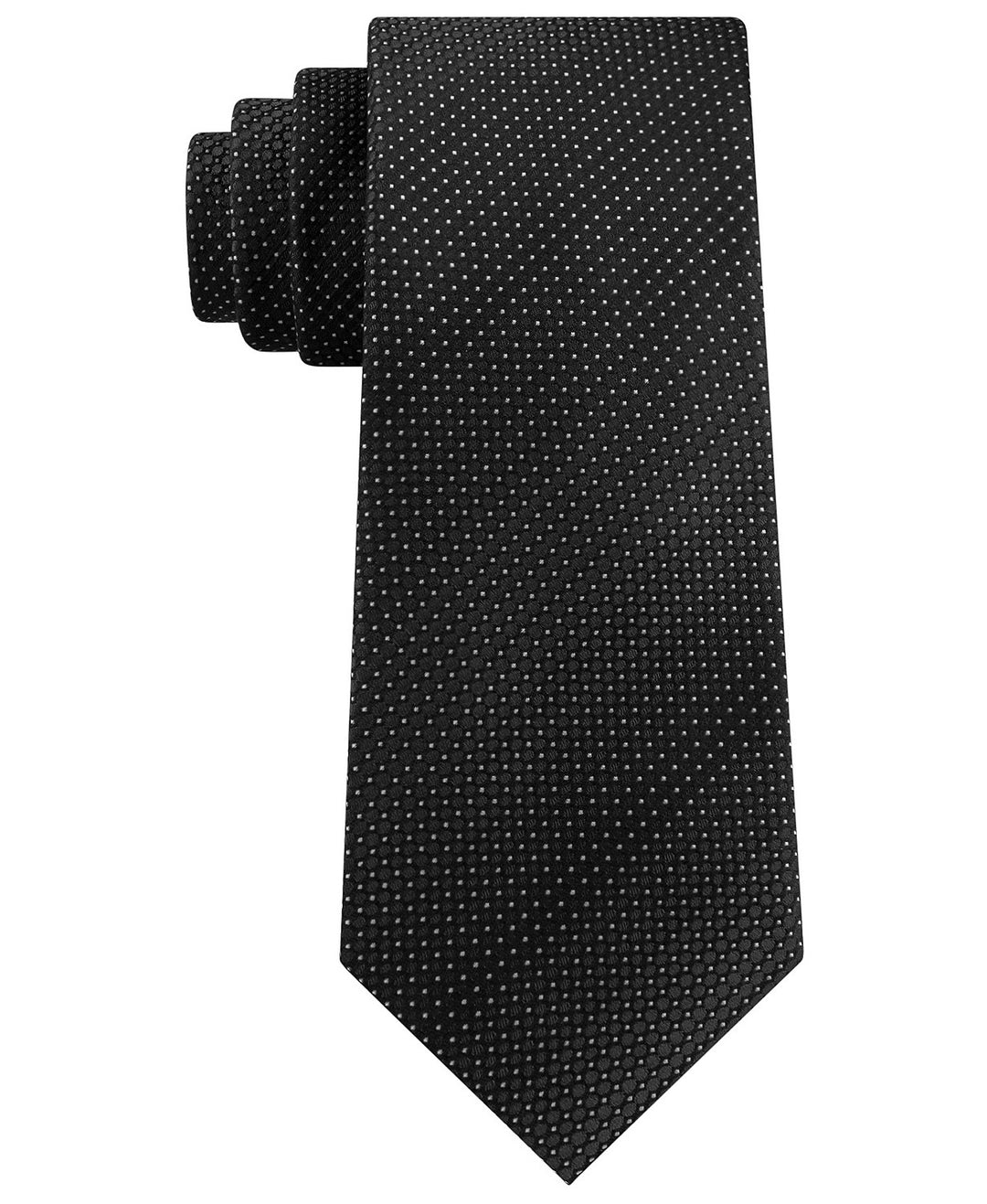 Kenneth Cole Reaction Men's Classic Ombre Dot Tie Black Size Regular