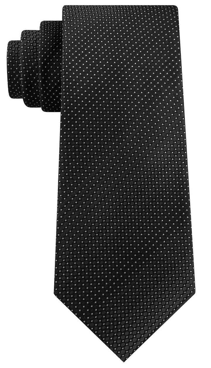 Kenneth Cole Reaction Men's Classic Ombre Dot Tie Black Size Regular