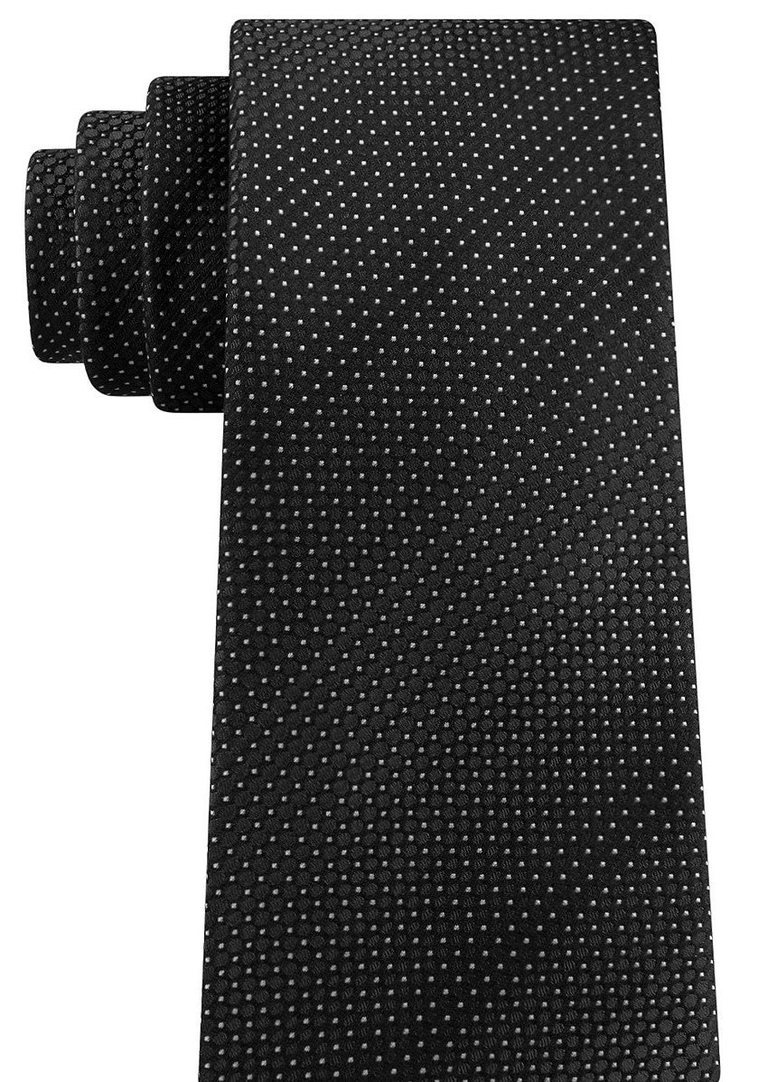 Kenneth Cole Reaction Men's Classic Ombre Dot Tie Black Size Regular