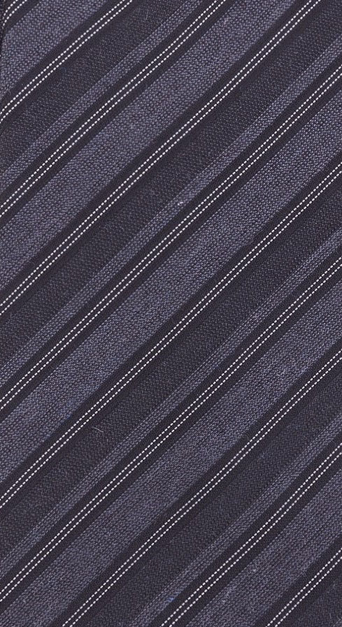 Kenneth Cole Reaction Men's Stone Slim Stripe Tie Black Size Regular