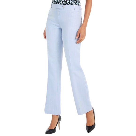 Calvin Klein Women's Modern-Fit Pants Blue Size 2