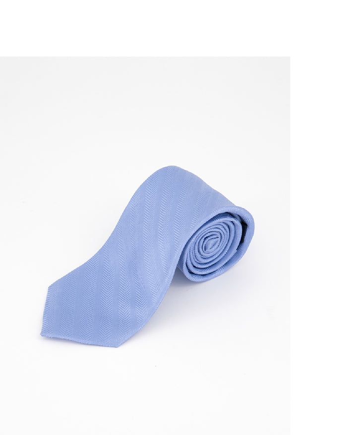 Tommy Hilfiger Men's Village Classic Textured Stripe Silk Tie Blue Size One Size