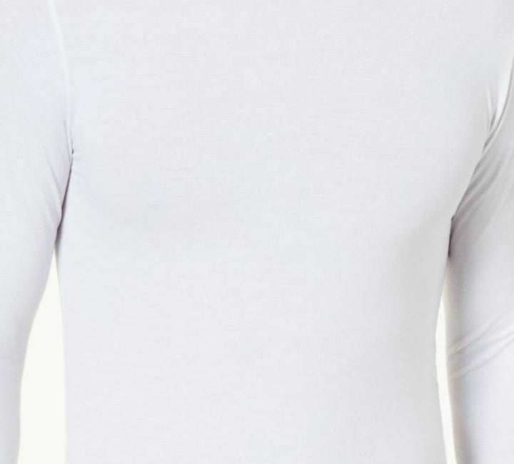 32 Degrees Men's Base Layer Crew Neck Shirt White