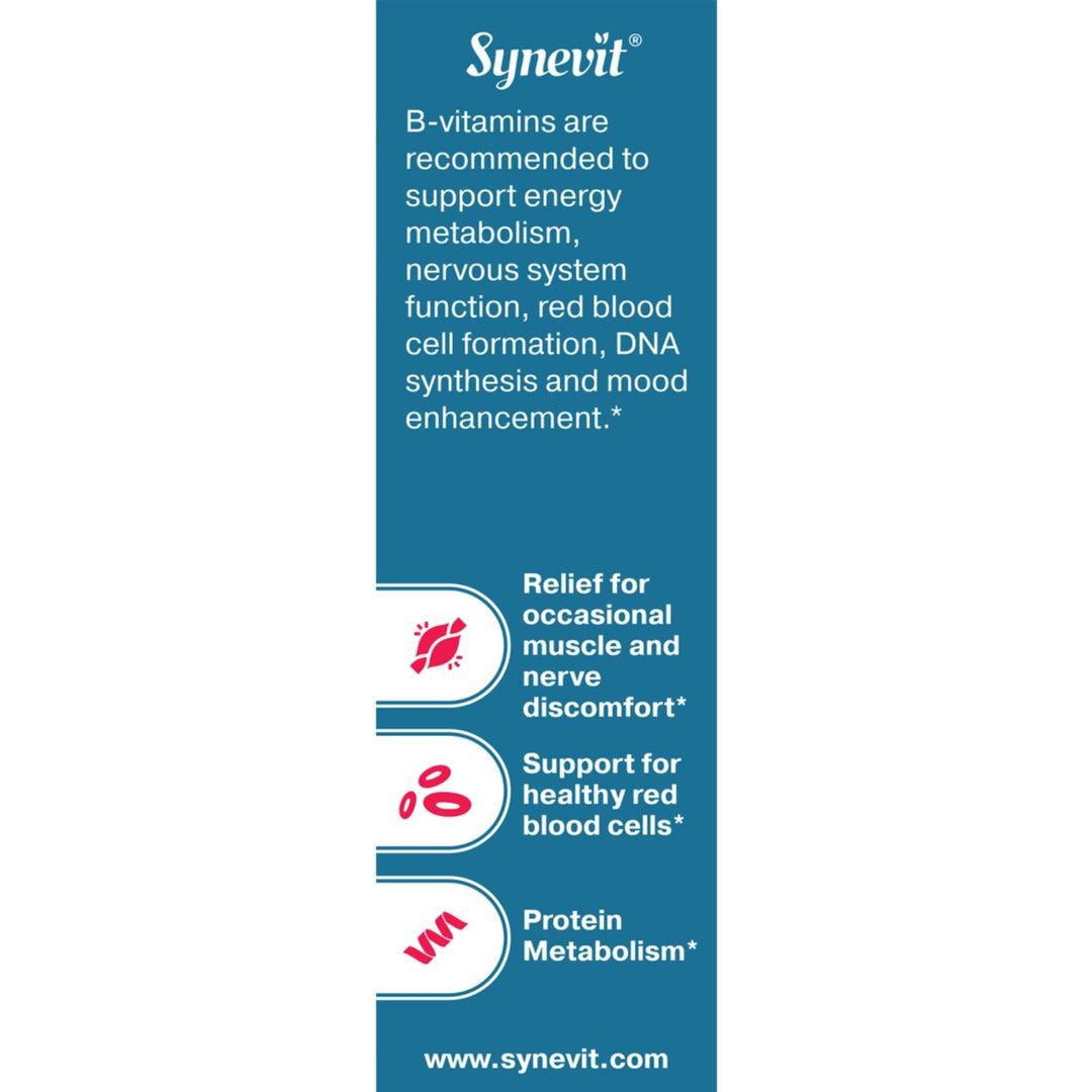 Synevit Neurocomplex-B Brain Health Supplement – 60 Tablets