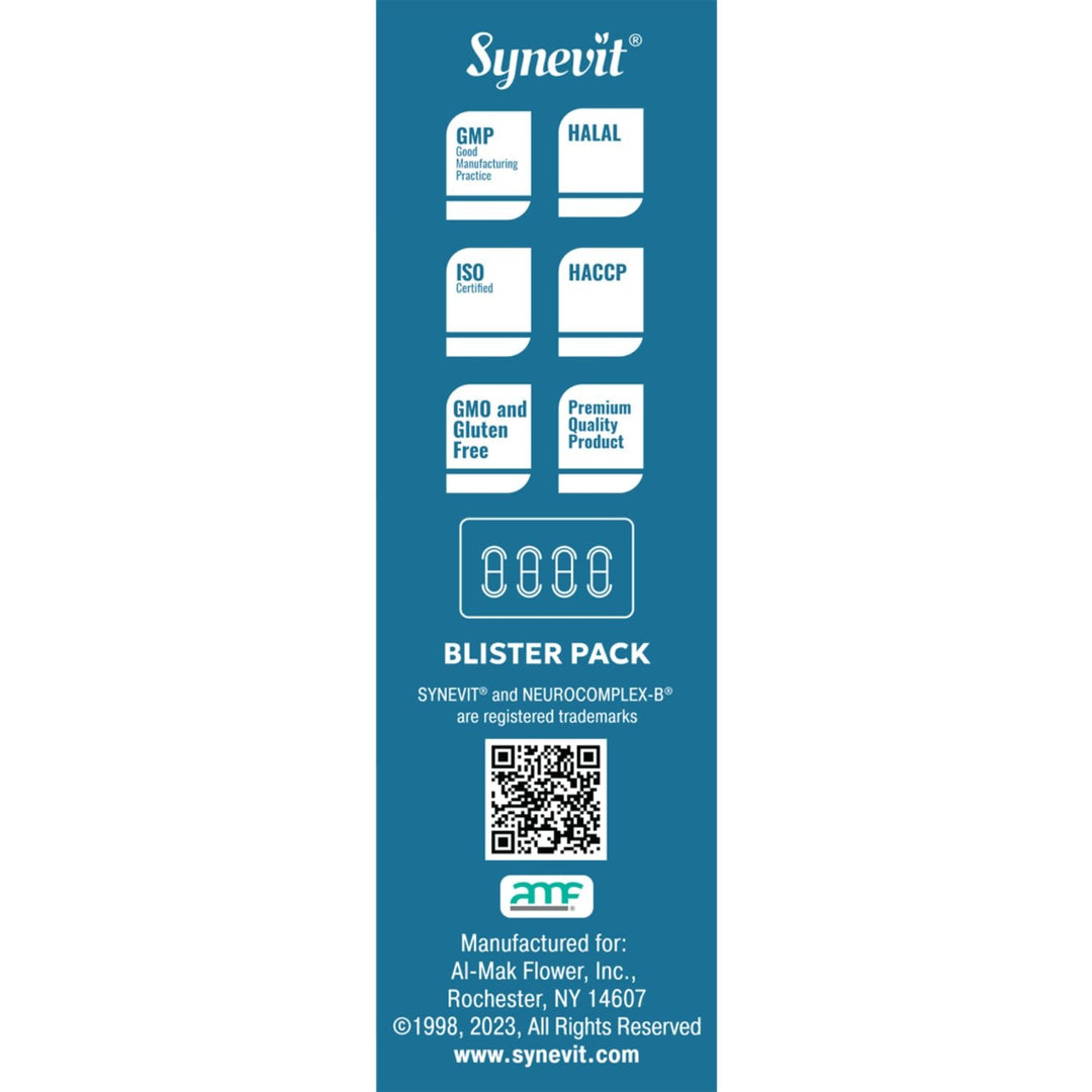 Synevit Neurocomplex-B Brain Health Supplement – 60 Tablets