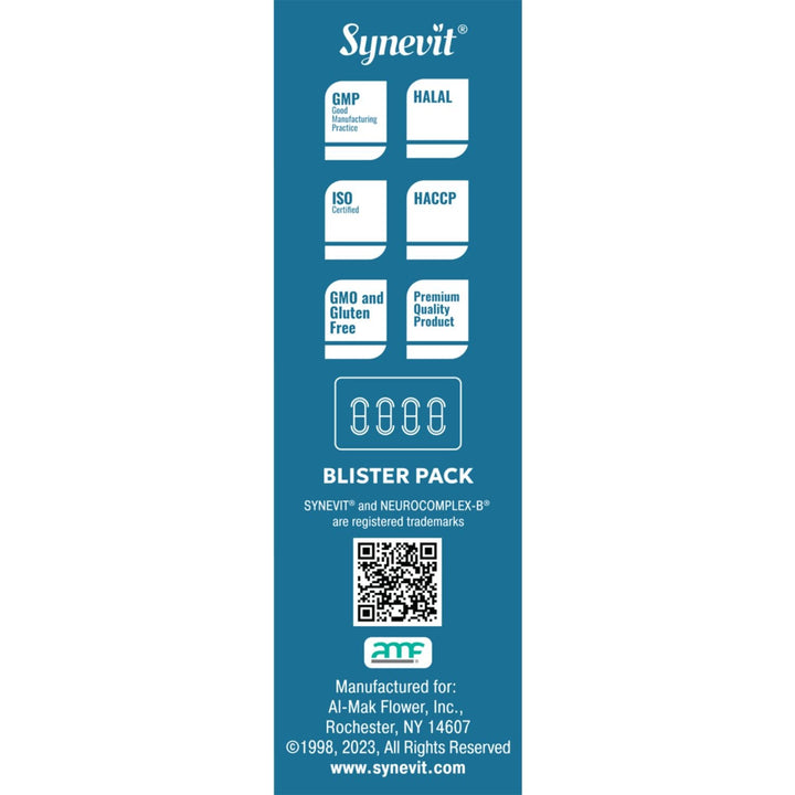 Synevit Neurocomplex-B Brain Health Supplement – 60 Tablets