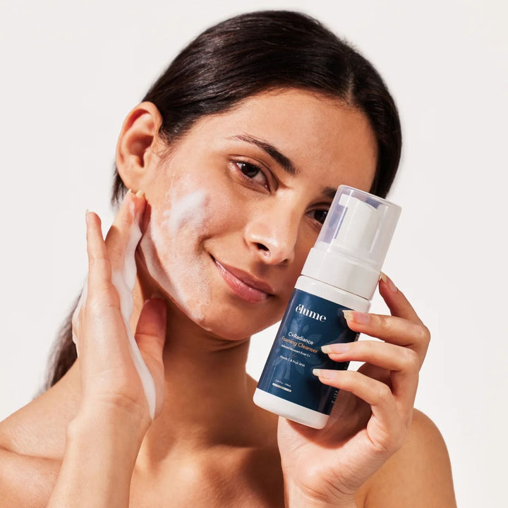 Elume C+ Radiance Foaming Cleanser - Gentle Vitamin C Cleanser, 100ml