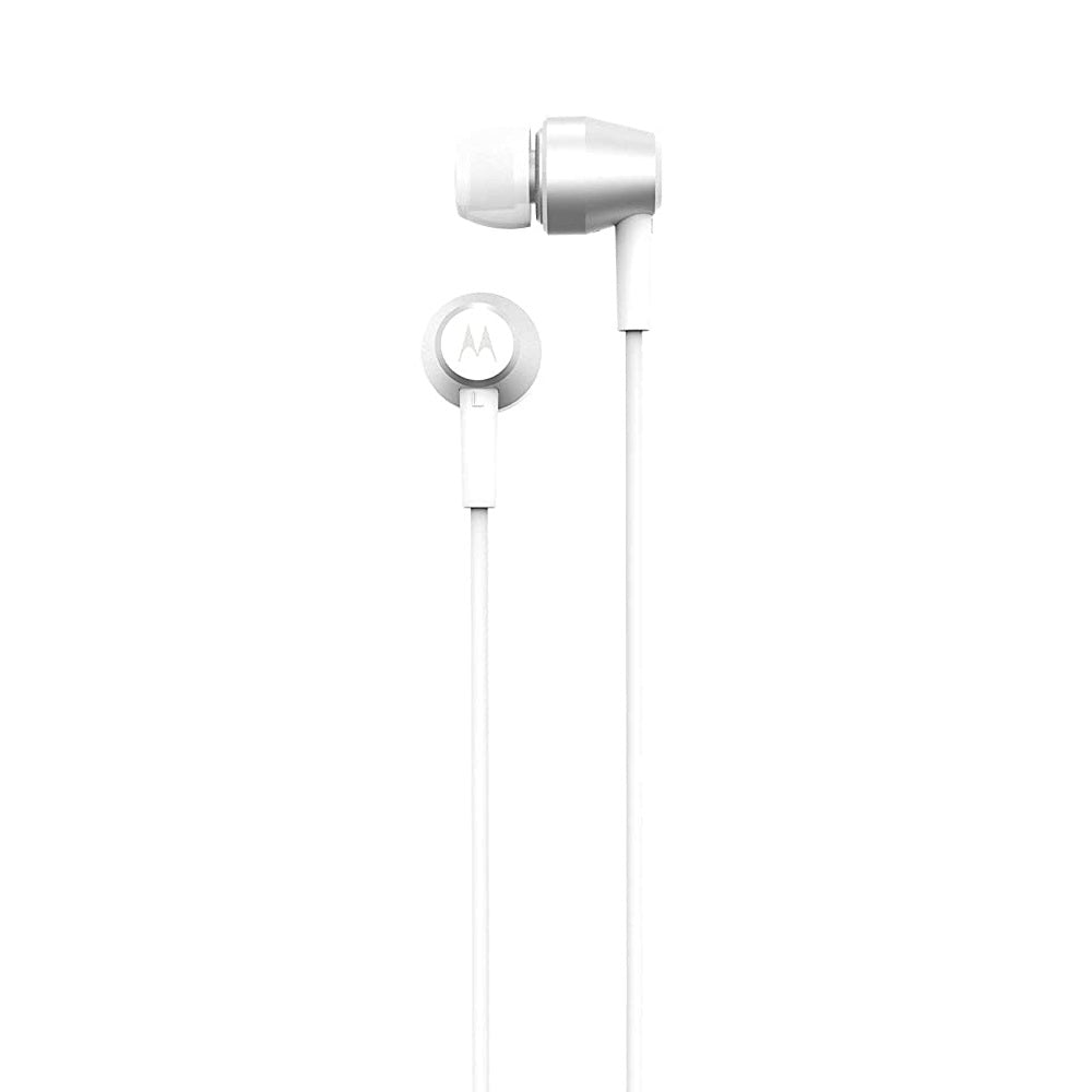 Motorola Pace 200 In-Ear Metal Rich HD Sound Headphones with Microphone