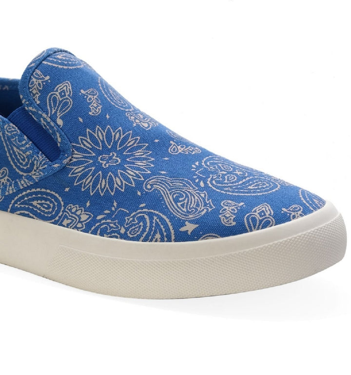 Sun + Stone Men's Reins Slip On Sneaker Shoes Blue