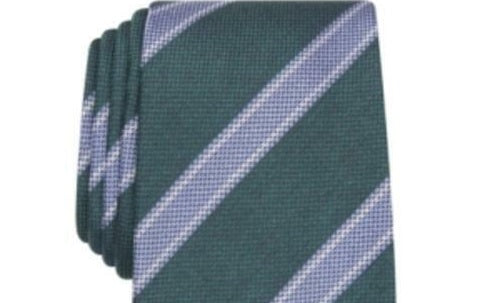 Tasso Elba Men's Classic Neat Silk Tie Green One Size