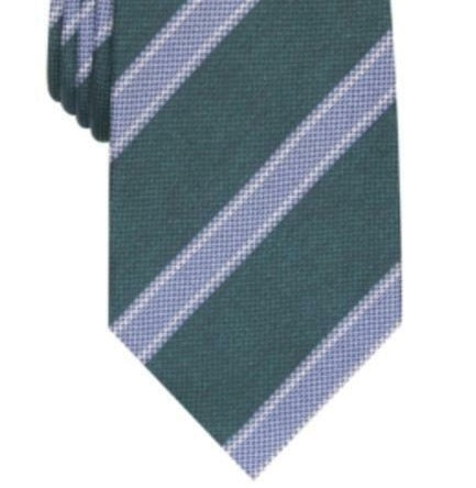 Tasso Elba Men's Classic Neat Silk Tie Green One Size