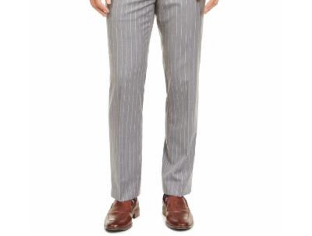 Ralph Lauren Men's Pinstripe Work Pants Gray Size 32X32