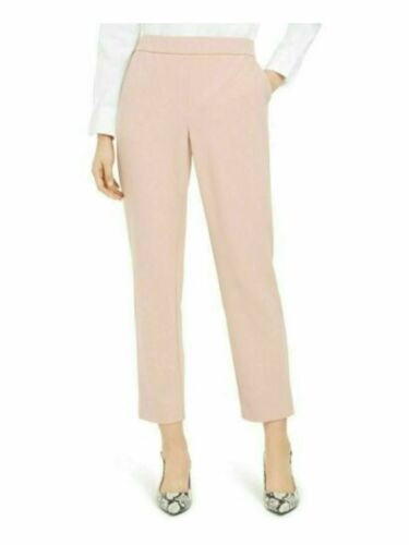 Alfani Women's Plus Pull On Dress Pants Pink Size 3X