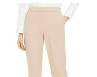 Alfani Women's Plus Pull On Dress Pants Pink Size 3X