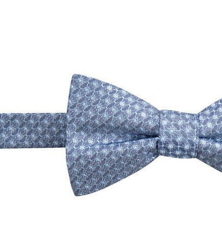 Ryan Seacrest Distinction Men's Sinatra Neat Silk Floral Bow Tie Blue Size Regular