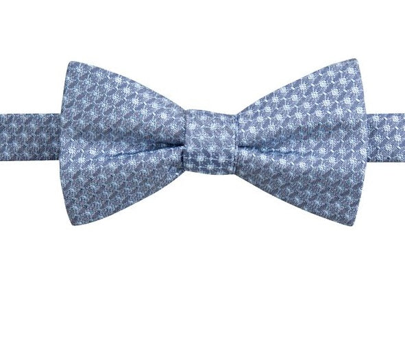 Ryan Seacrest Distinction Men's Sinatra Neat Silk Floral Bow Tie Blue Size Regular