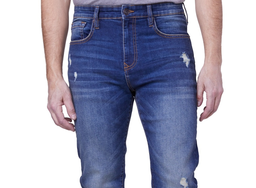 Lazer Men's Straight Fit Jeans Blue Size 30X30