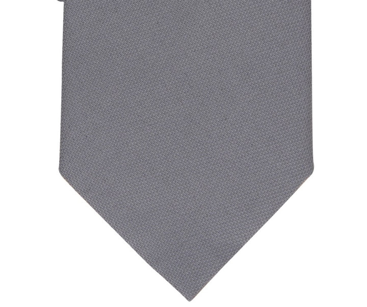 Perry Ellis Men's Connor Classic Solid Tie Gray Regular
