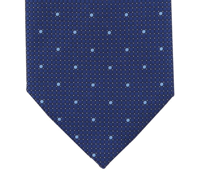 Club Room Men's Florence Dot Tie Blue  Size Regular