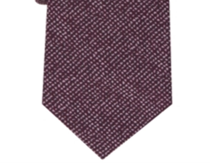 Alfani Men's Slim Textured Tie Red Size Regular