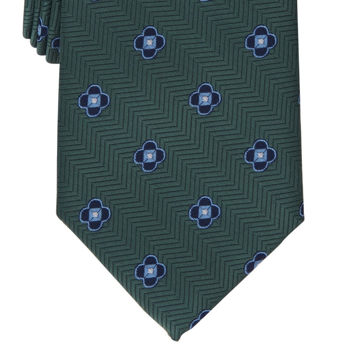 Club Room Men's Berdie Neat Tie Green Size Regular