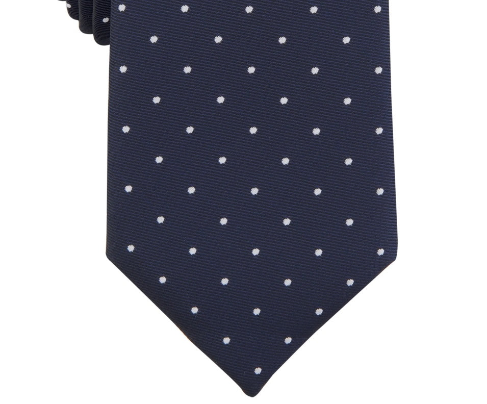 Alfani Men's Utopia Dot Tie Blue Size Regular