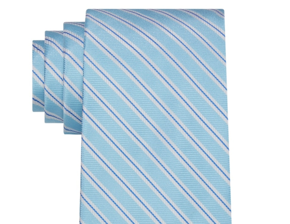 Tommy Hilfiger Men's Bristol Stripe Tie Blue Size Regular