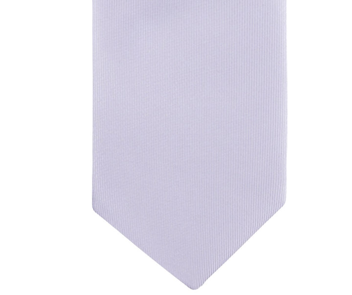 Calvin Klein Men's Unison Solid Tie Purple Size Regular