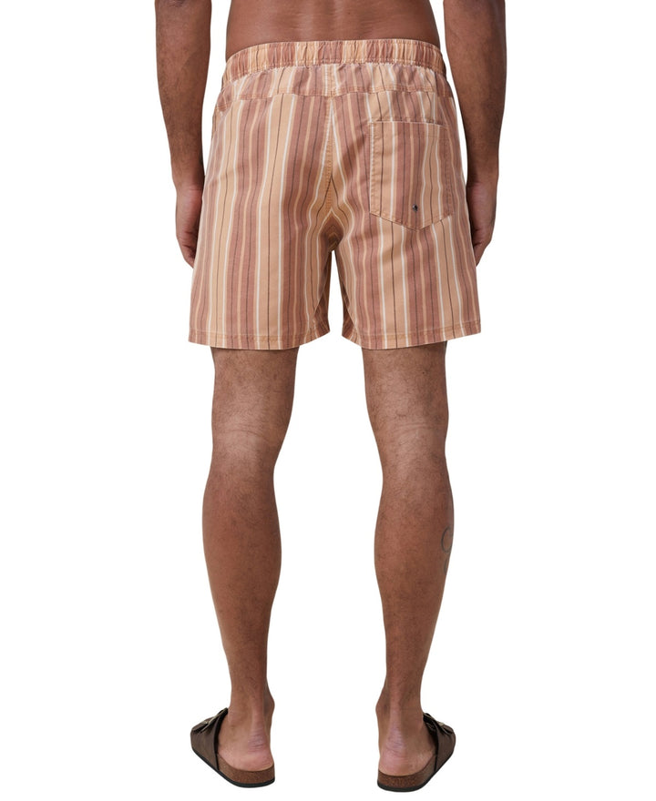 COTTON ON Men's Kahuna Relaxed Fit Shorts Orange Size XX-Large