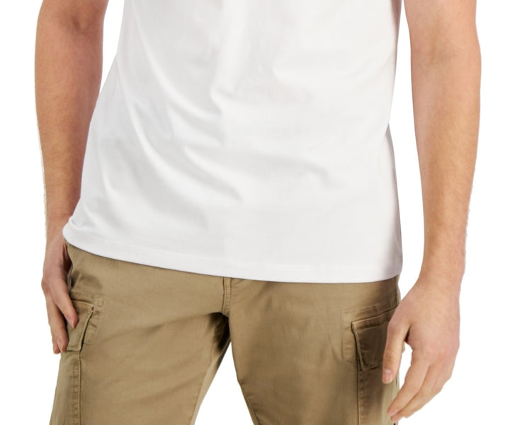 DKNY Men's Premium Solid T-Shirt White Size XX-Large