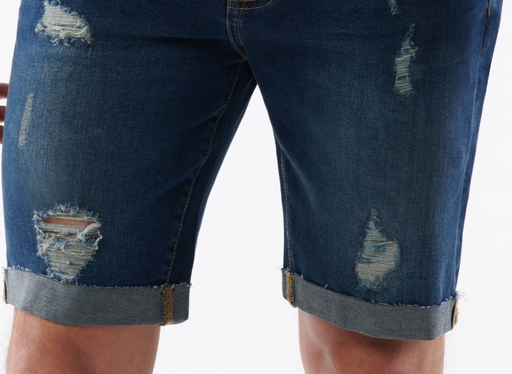 Lazer Men's Comfort Flex 9.5 Shorts Blue Size 34