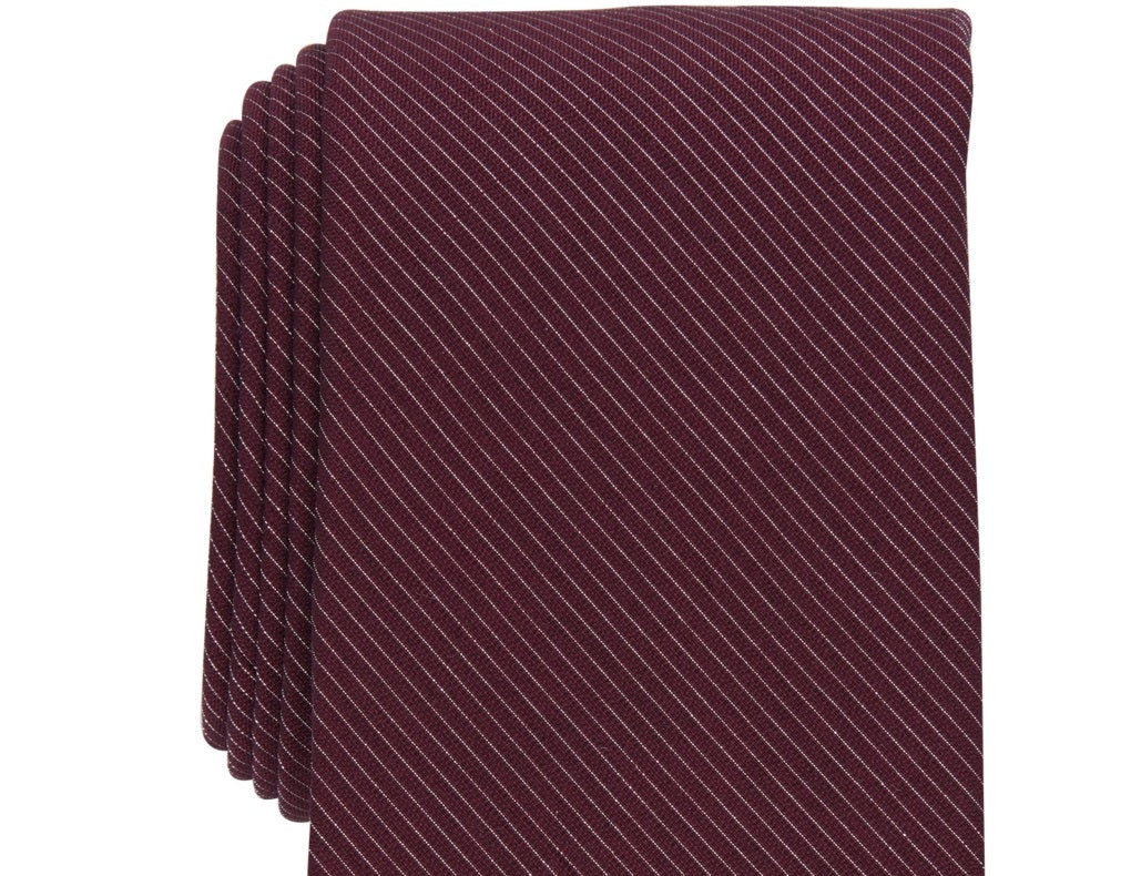 Perry Ellis Men's Classic Design Shroyer Solid Tie Red Regular
