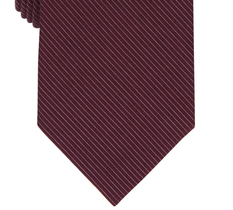 Perry Ellis Men's Classic Design Shroyer Solid Tie Red Regular