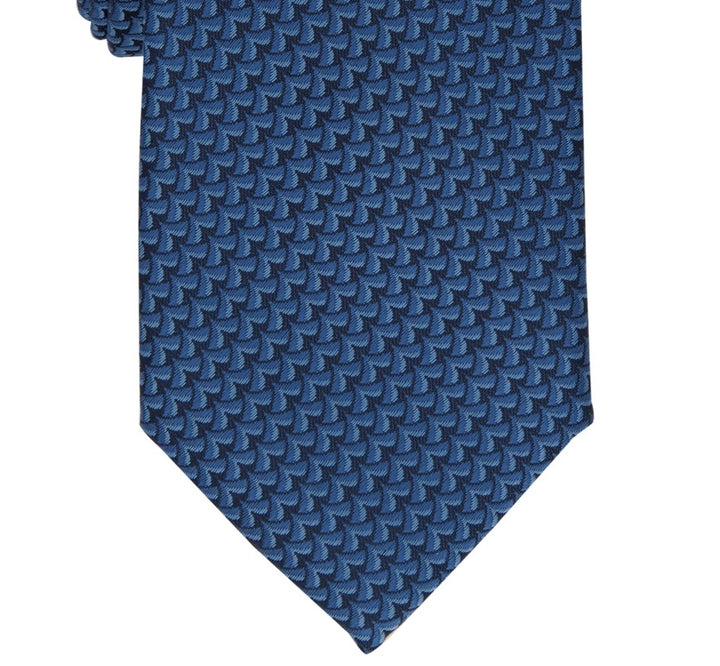 Alfani Men's Scott Slim Mini Neat Tie Blue Size Regular