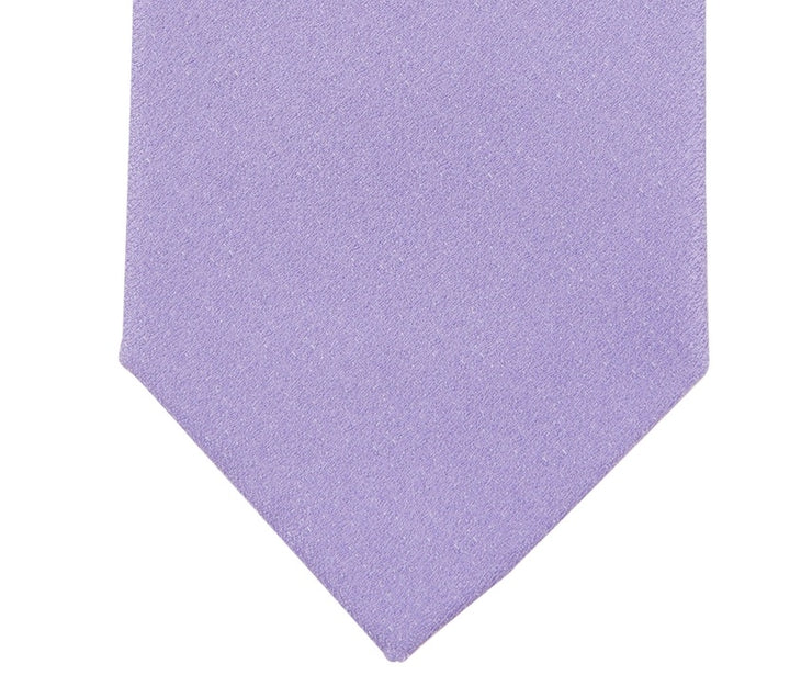 Michael Kors Men's Bronson Solid Silk Blend Tie Purple Size Regular