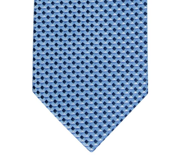 Tommy Hilfiger Men's Micro Geo Tie Blue Size Regular