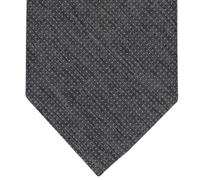 Perry Ellis Men's Wagner Classic Textured Tie Black Regular