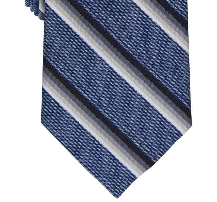 Perry Ellis Men's Abbott Stripe Tie Gray Regular