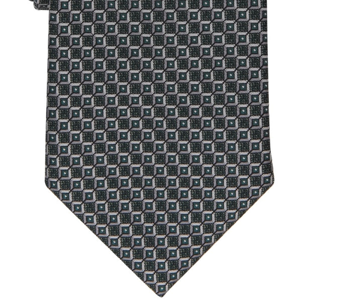 Alfani Men's Tindall Mini Medallion Tie Black  Size Regular