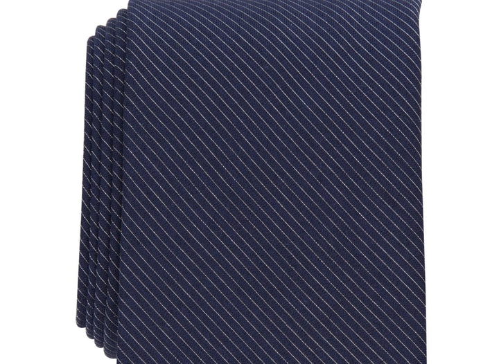 Perry Ellis Men's Classic Design Shroyer Solid Tie Blue Regular