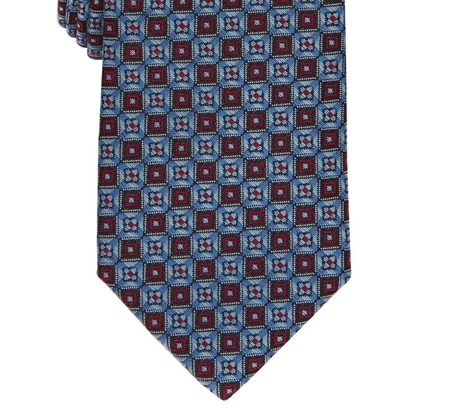 Bar III Men's Maine Skinny Tie Blue Size Regular