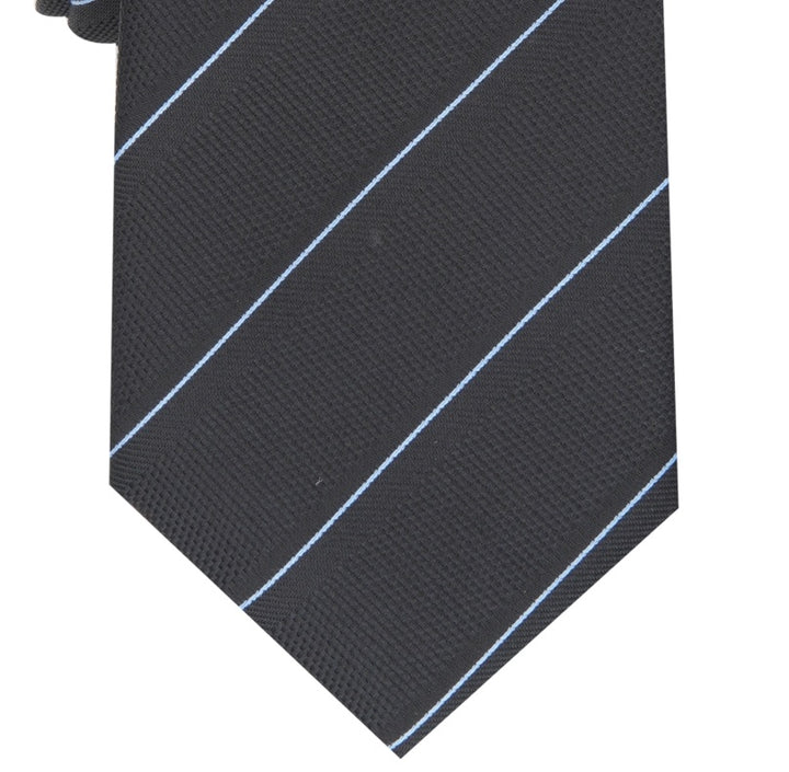 Alfani Men's Clarkson Stripe Tie Black Size Regular