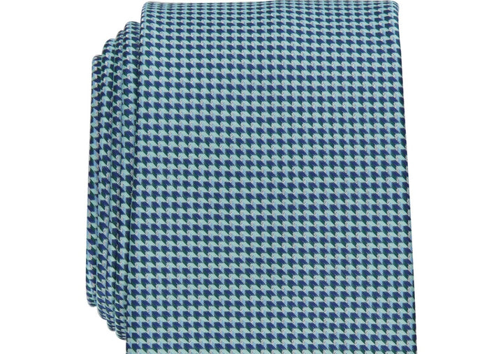 Perry Ellis Men's Gaines Mini Print Tie Green Regular