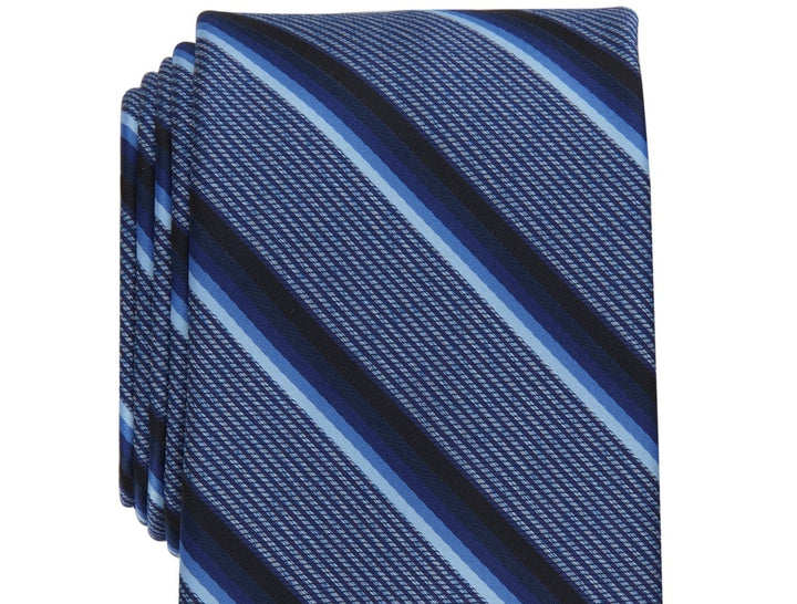 Perry Ellis Men's Abbott Stripe Tie Blue Regular