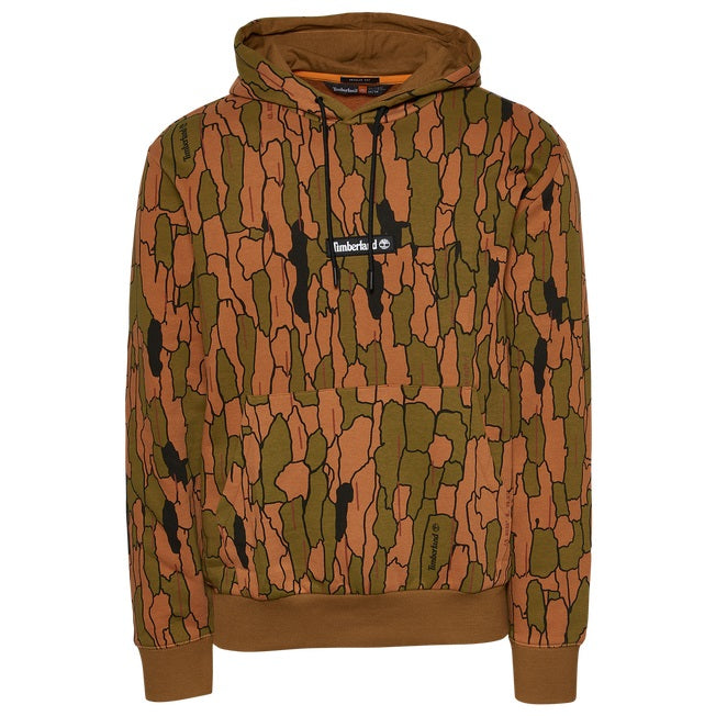 Timberland Men's Camo Hoodie Brown Size L